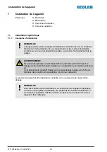 Preview for 302 page of Ecolab Elados EMP KKS E60 Operating Instructions Manual