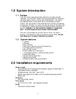 Preview for 4 page of Ecolab Formula1 Installation & Operation Manual