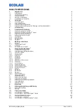 Предварительный просмотр 2 страницы Ecolab Lubo-DryExx -Basic Operating Instruction