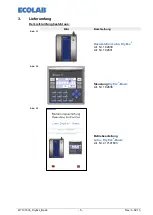 Предварительный просмотр 5 страницы Ecolab Lubo-DryExx -Basic Operating Instruction