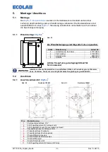 Предварительный просмотр 8 страницы Ecolab Lubo-DryExx -Basic Operating Instruction