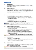 Предварительный просмотр 16 страницы Ecolab Lubo-DryExx -Basic Operating Instruction