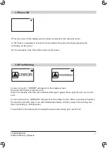 Предварительный просмотр 6 страницы Ecolab MD 421 Software Manual