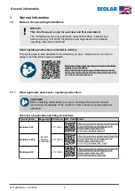 Предварительный просмотр 16 страницы Ecolab MULTILINE 1000 Short Operating Instructions