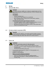 Предварительный просмотр 19 страницы Ecolab MULTILINE 1000 Short Operating Instructions