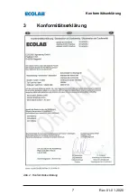 Preview for 7 page of Ecolab OGM PLUS Configuration Manual