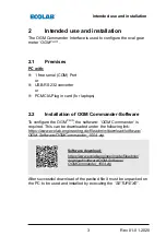 Preview for 9 page of Ecolab OGM PLUS Configuration Manual