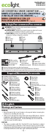 ecolight 708504 Manual preview