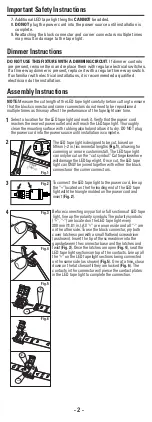 Preview for 2 page of ecolight AC1067-WHG-06LF0-E Quick Start Manual