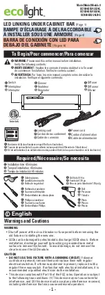 ecolight UC1034-BR2-12LF0-E Instruction Manual preview