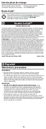 Предварительный просмотр 6 страницы ecolight UC1034-BR2-12LF0-E Instruction Manual