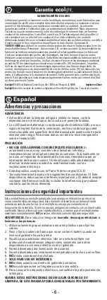 Preview for 6 page of ecolight UC1073-WHG-16LF0-E Quick Start Manual