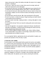 Preview for 22 page of Ecom Instruments Ex-GSM 01 Safety Instructions