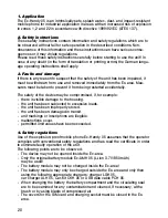 Preview for 3 page of Ecom Instruments Ex-Handy 05 Safety Instructions