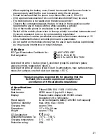 Preview for 4 page of Ecom Instruments Ex-Handy 05 Safety Instructions