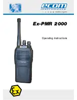 Preview for 1 page of Ecom Instruments Ex-PMR 2000 Operating Instructions Manual