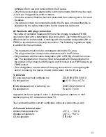 Preview for 4 page of Ecom Instruments Ex-TRA 300 Safety Instructions