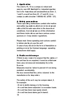 Preview for 3 page of Ecom Instruments Lite-Ex PL 10 Operating Instructions Manual