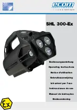 Ecom Instruments SHL 300-Ex Operating Instructions Manual предпросмотр