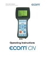 Предварительный просмотр 1 страницы Ecom CN Operating Instructions Manual