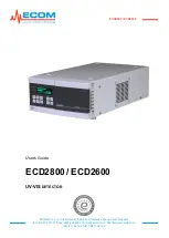 Предварительный просмотр 1 страницы Ecom ECD2600 User Manual