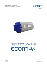 Ecom ecom-AK Operation Manual предпросмотр