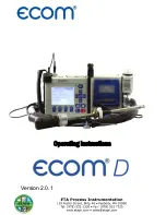 Ecom ECOM-D Operating Instructions Manual предпросмотр