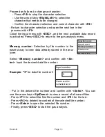 Предварительный просмотр 11 страницы Ecom ECOM-D Operating Instructions Manual