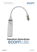 Предварительный просмотр 20 страницы Ecom ecom-DP Operating Instructions Manual