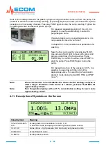 Предварительный просмотр 21 страницы Ecom ECP2010 User Manual