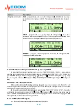 Предварительный просмотр 33 страницы Ecom ECP2010 User Manual