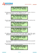 Предварительный просмотр 56 страницы Ecom ECP2010 User Manual