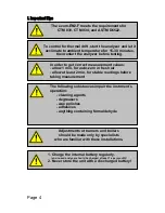 Предварительный просмотр 4 страницы Ecom EN2-F Operating Instructions Manual