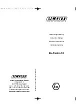 Предварительный просмотр 1 страницы Ecom Ex-Tacho 10 Instruction Manual