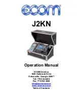 Предварительный просмотр 1 страницы Ecom J2KN Operation Manual