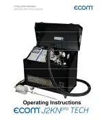 Предварительный просмотр 1 страницы Ecom J2KNpro Tech Operating Instructions Manual