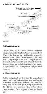 Preview for 22 page of Ecom Lite-Ex PL 10e Operating Instructions Manual