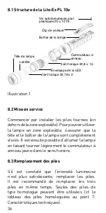 Preview for 36 page of Ecom Lite-Ex PL 10e Operating Instructions Manual