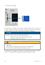 Предварительный просмотр 18 страницы Ecom ST Operating Instructions Manual