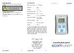 Preview for 2 page of Ecom UNO-CO Operating Instructions