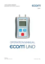 Предварительный просмотр 1 страницы Ecom UNO Operation Manual