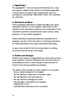 Preview for 3 page of Ecom X.COM 200 -EX Safety Instructions