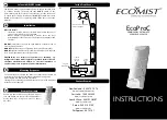 Предварительный просмотр 1 страницы Ecomist EcoProC Instructions