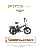 Предварительный просмотр 1 страницы EcoMotion MINI Pro User Manual