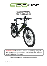 EcoMotion TOUR eROAD XS User Manual preview