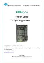 Предварительный просмотр 1 страницы Econ T2-CAN-ST68D User Manual