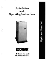 Предварительный просмотр 1 страницы Econar FC3 Series Installation And Operating Instructions Manual