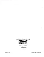 Предварительный просмотр 20 страницы Econar FC3 Series Installation And Operating Instructions Manual