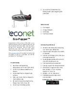 EcoNet Eco-Popper Quick Start Manual preview