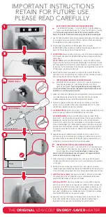 Preview for 2 page of Econo Heat eheater 0603 Instructions Manual